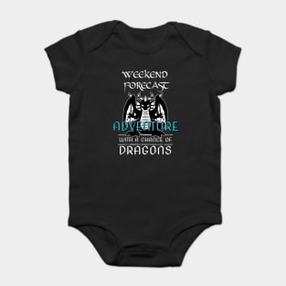 Funny RPG Weekend Forecast Adventure With Chance Of Dragon Baby Bodysuit